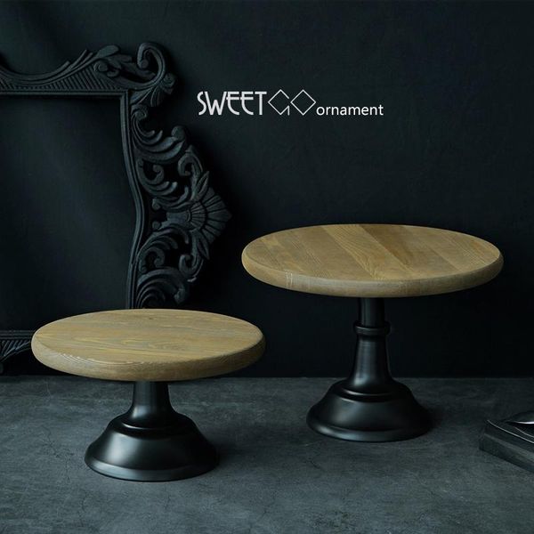 

other bakeware sweetgo wood cake stands 10/12inch wedding fondant cupcake tools display plate for party home decoration kitchen& bar