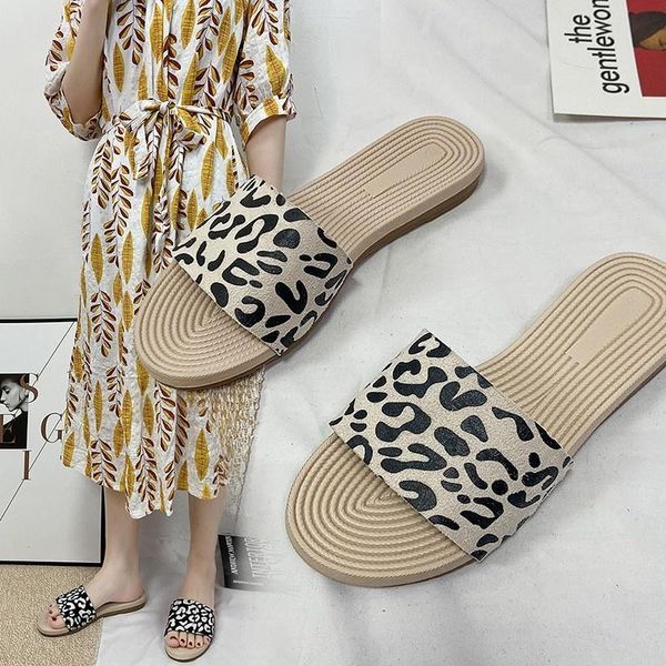 

slippers sandals for women's wear fashion summer slipper net red ins comfortable flat bottomed beach flip flop, Black