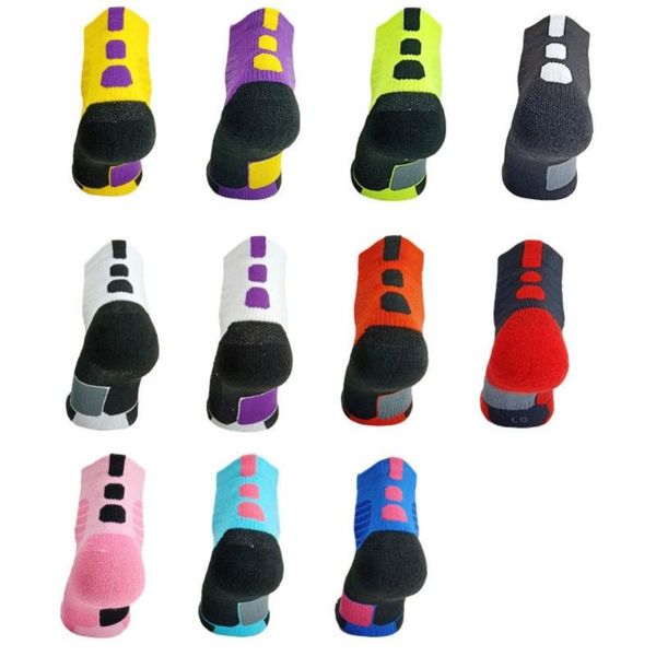 

sports socks outdoor fitness sweat towel sock basketball tube deodorant thermal winter thick compression ski tubing, Black