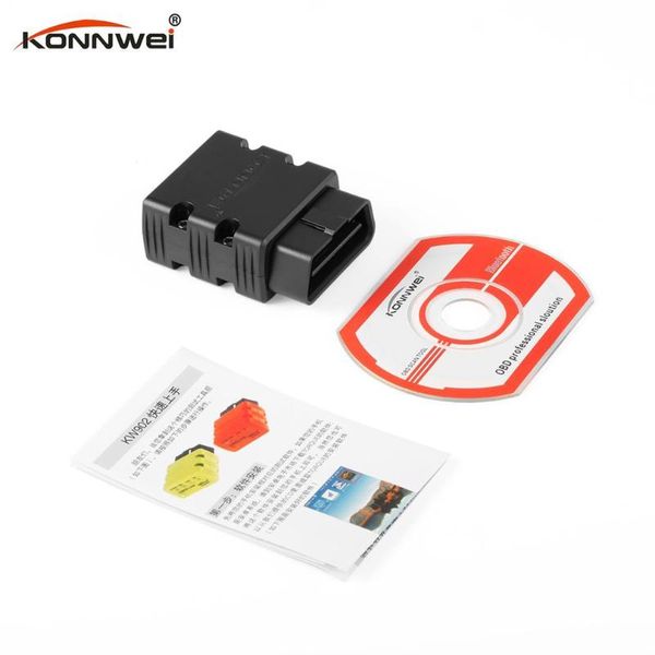 

diagnostic tools konnwei kw902 elm327 bluetooth obd2 car fault scanner detector tool code reader obdii auto interface