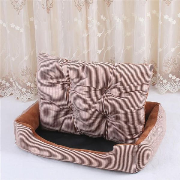 

cat beds & furniture 12 colors pet dog sofa bed shaped mat lounger detachable pad kennels winter warming big basket mattress