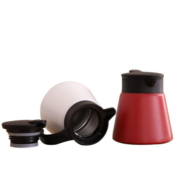 

water bottles 650ml capacity thermal insulation kettle home pot heat coffee tea double stainless steel