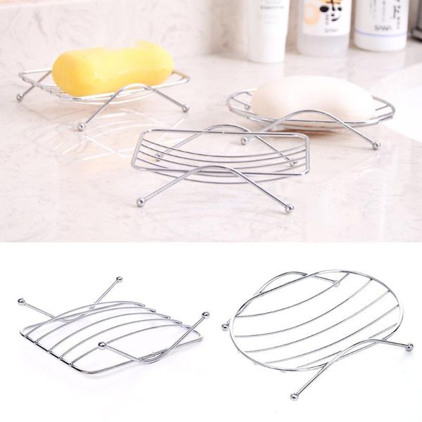 

soap dishes stainless steel dish holder case rust-resistant saver basket drain container for bathroom shower
