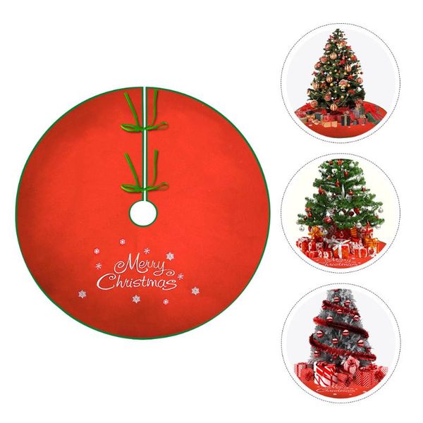 

christmas decorations 1 pc tree bottom cloth skirt classic xmas apron decoration