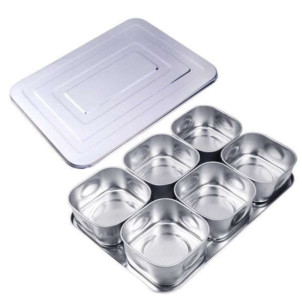 

storage bottles & jars 1pc seasoning box kitchen stainless steel spice organizer pepper condiment salt container