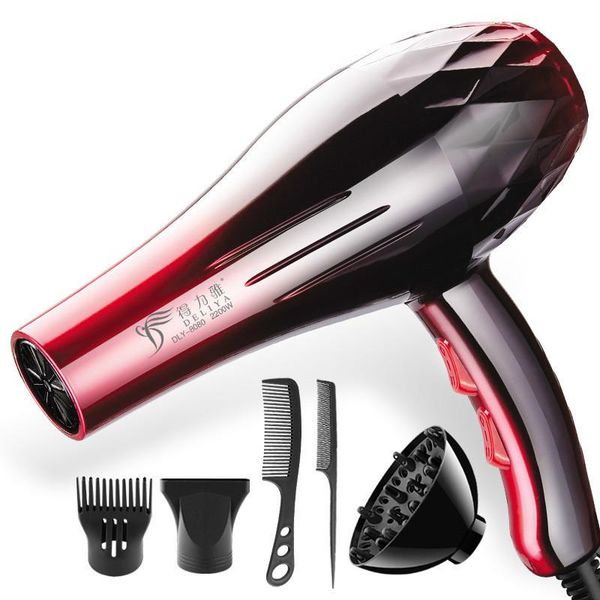 

electric hair brushes with eu plug 2200w and cold wind dryer blow hairdryer styling tools for salons & household use secador de cabelo