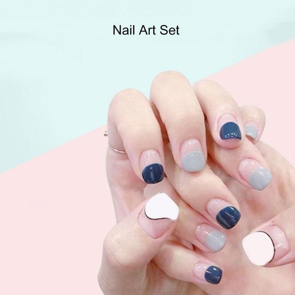 

24pcs/set nail art decal lovely long lasting strawberry tips decoration for home1, Red;gold