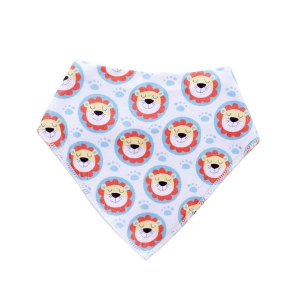 

baby saliva triangular towel double-layer cartoon printed bib explosive