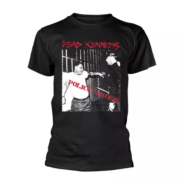 

black dead kennedys licensed police t-shirt men, White;black