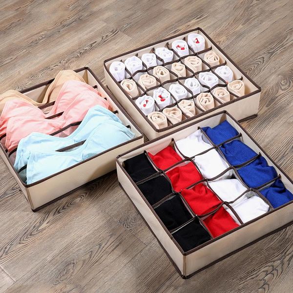 

storage drawers underwear drawer organizer 3 set foldable and closet dividers box for clothes socks