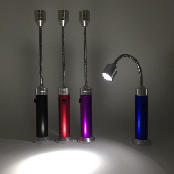 

2pc bendable led bbq light with magnet hose flexible car repair lamp tool desk emergency lighting flashlights torches