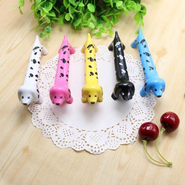 

ballpoint pens cute school supplies creative stationery spotted puppy shape primary prize animal pen, Blue;orange