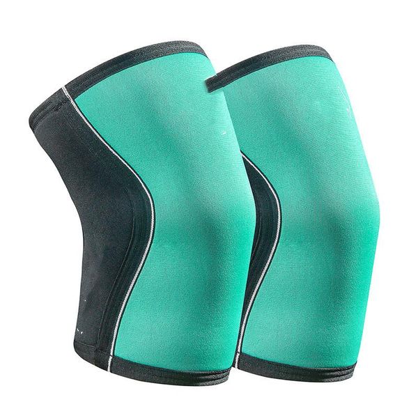 

elbow & knee pads 7mm neoprene compression protection weightlifting scr squat fitness 2021 style fashion, Black;gray