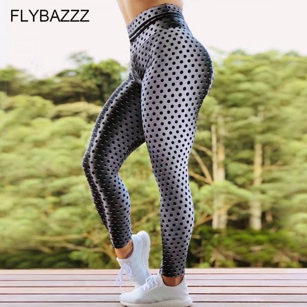 

yoga outfits push up women black dot print leggings high elastic workout sweatpants gym sport running pants tights fitness trousers, White;red