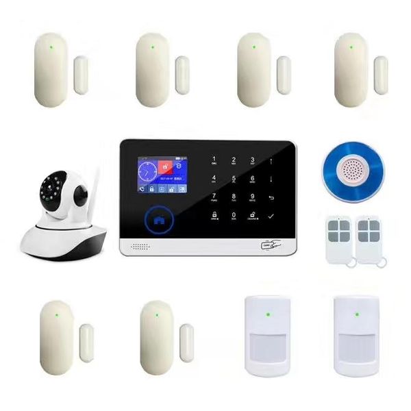 

/gsm /gprs wireless burglar alarm system ip camera remote control set systems