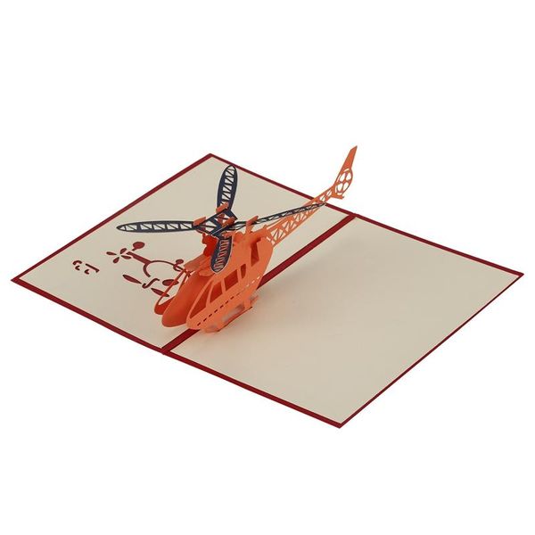 

greeting cards 3d card helicopter anniversary happy birthday christmas easter