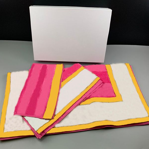 5 цветов desgienr прямоугольник полотенце мода напечатана пара банные полотенца три части набор хлопчатобумажных полотенца для взрослых