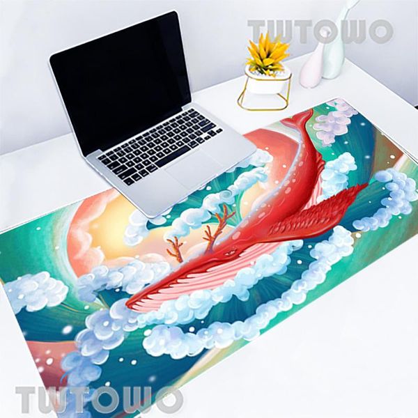 

mouse pads & wrist rests japan great waves art gaming sell mat gamer soft cartoon lovely anime anti-slip laphome mousepad