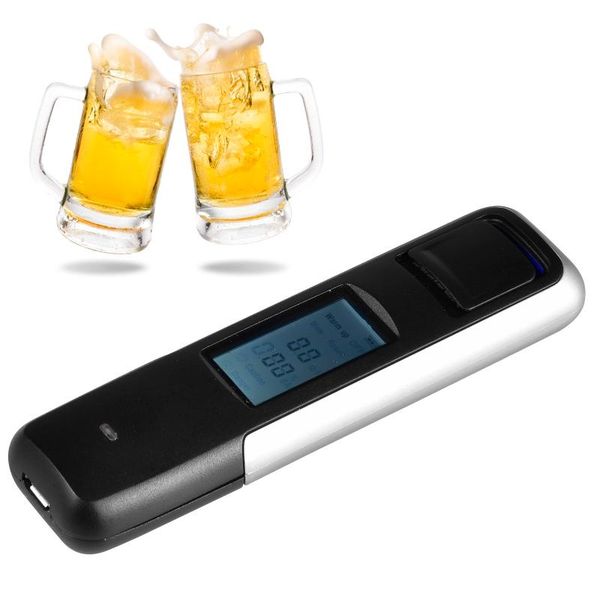 

handheld digital backlight breathalyzer alcohol tester breathing analyzer lcd detector non-contact at05 alcoholism test