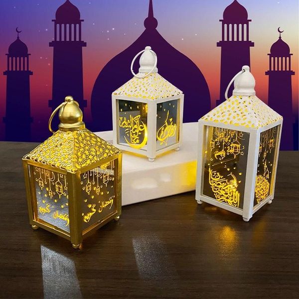 

strings lantern ramadan with led night lights decorative hanging festival home decor vintage style lanterns iron wind light