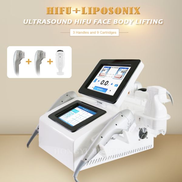 Hoge intensiteit gerichte echografie Liposonix Lichaamsvorm Vetverlies Machine Hifu Rimpelverwijdering Afslanken Liposonic Machines Salon Thuisgebruik