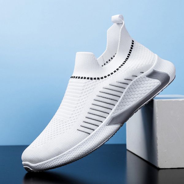 

2021 pd309 winter new casual running shoes white black flying shuttle breathable sneakers size 36-45