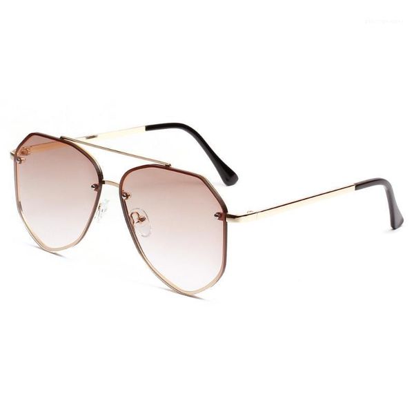 

sunglasses veshion men flat women metal frame 2021 summer clear lens sun glasses for uv400 blue pink purple, White;black