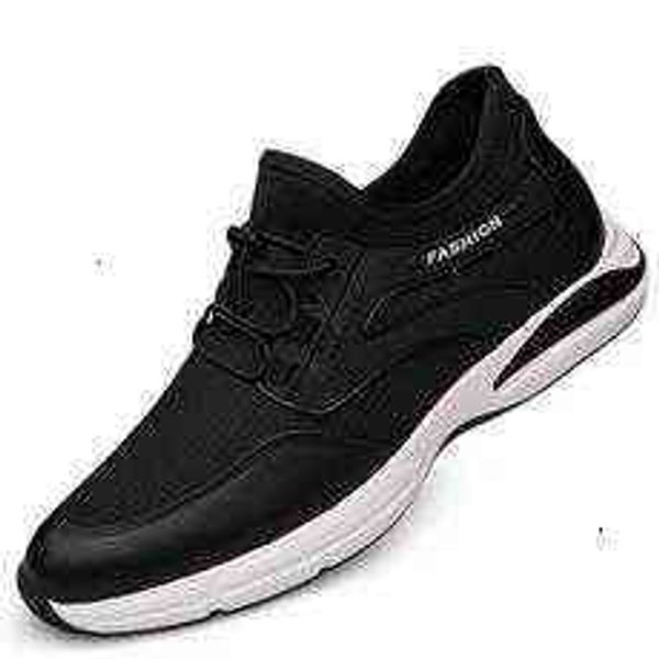 

tangzuo lg0012 flying woven inner heightening 8cm sports shoes,, Black