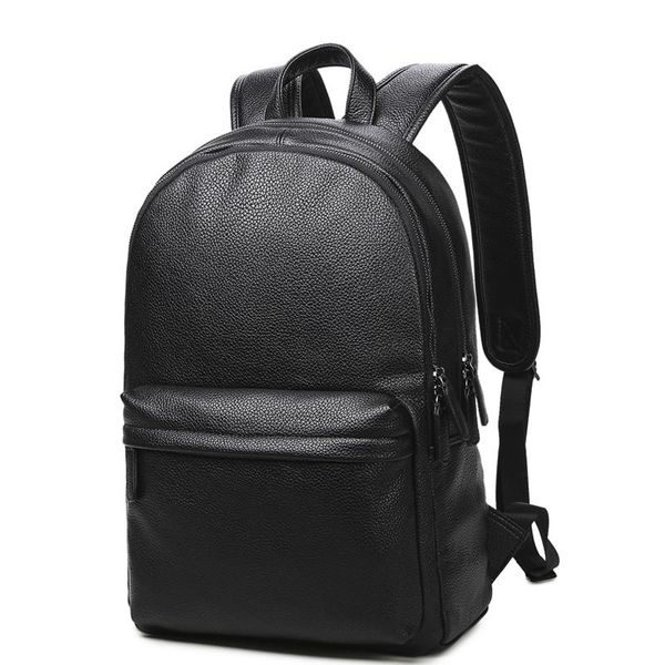 

backpack fashion waterproof 15 inch lapmen leather backpacks for teenager casual daypacks