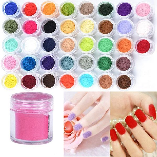 

nail flocking velvet powder dust cashmere art 38 colors cashmere1, Silver;gold