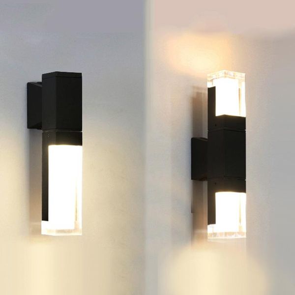 

outdoor wall lamps led lamp waterproof 5w 10w up and down garden porch sconces villa el courtyard aisle corridor
