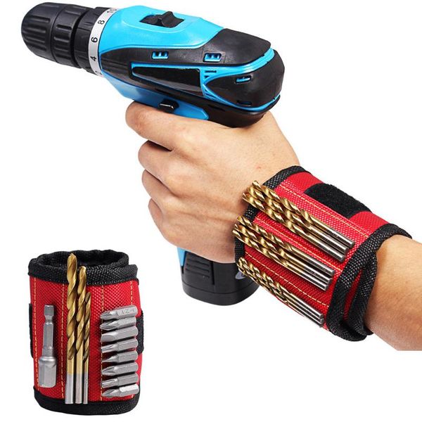 

magnetic wristband pocket tool belt pouch bag screws holding working helper party favor