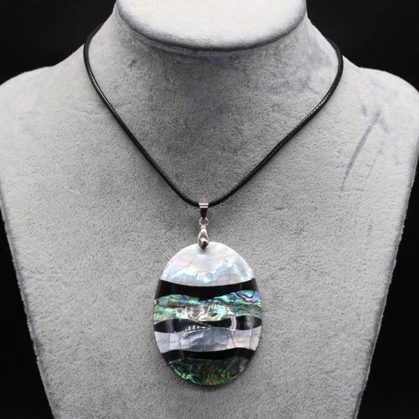 

pendant necklaces natural white mother-of-pearl shell elegant charm retro style birthday party exquisite gift egg necklace sweater chain jew, Silver