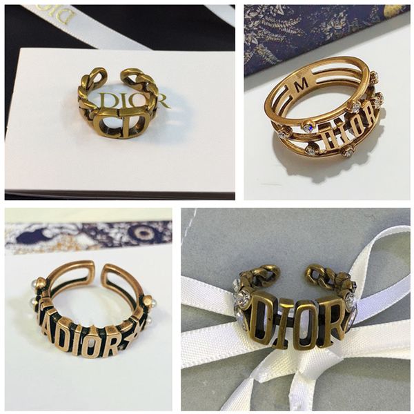 

stars same letter pearl ring black friday deals, Golden;silver
