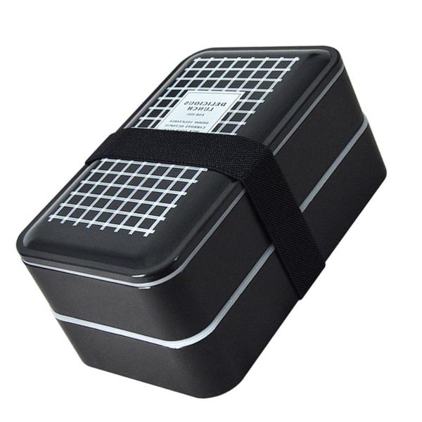 

dinnerware sets lunch box double layer separating cases fashion (grid)