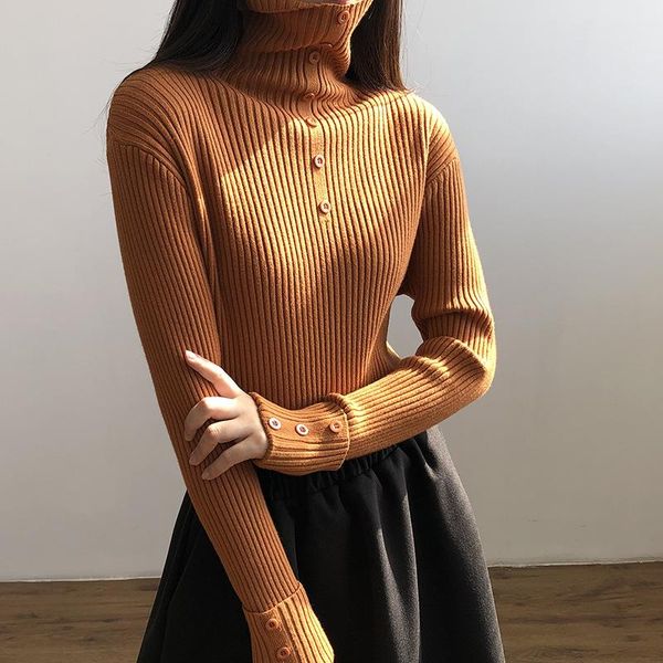 

women's sweaters 2021 winter sweater turtleneck, White;black