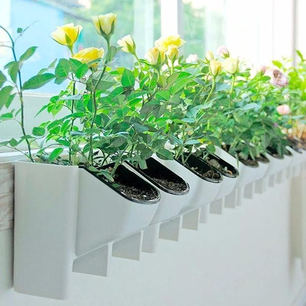 

planters & pots wall hanging planter flower pot stackable garden vertical succulents plant bonsai green home decor