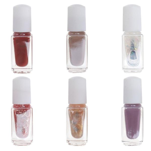 

nail gel 3pcs polish decors bright manicure art polishes diy, Red;pink