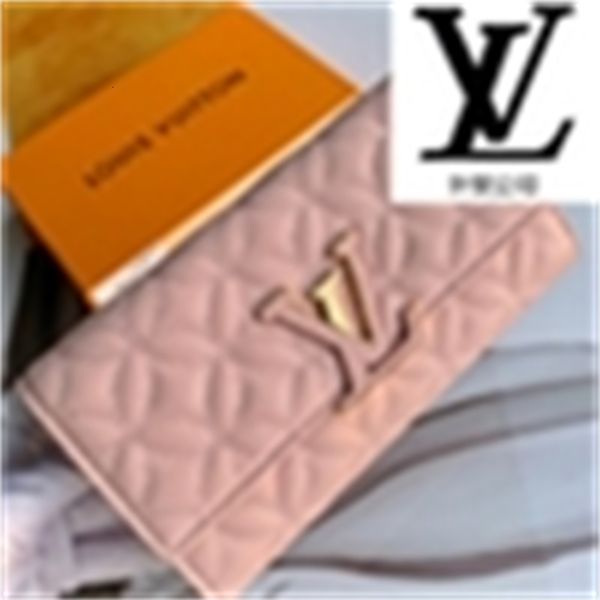 

m68590 pink soft quilted sheepskin real leather compact long s chain wallet bag key card holder phone case, Red;black