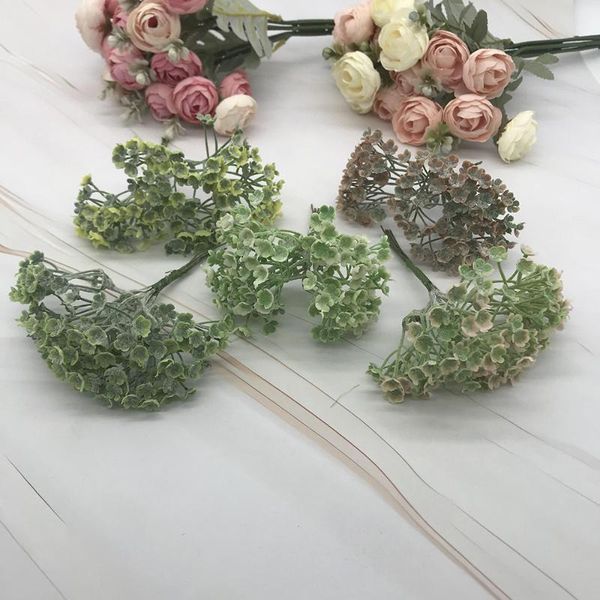 

decorative flowers & wreaths 6 piece of diy accessories material artificial flower mini glue grass small foam ball forest water spirit fruit