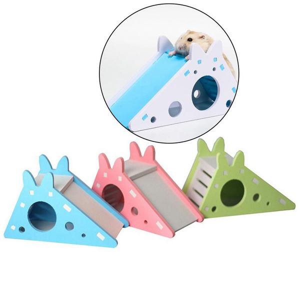 

small animal supplies hamster hideout lovely sports toys ecological wooden house and ladder pet slide