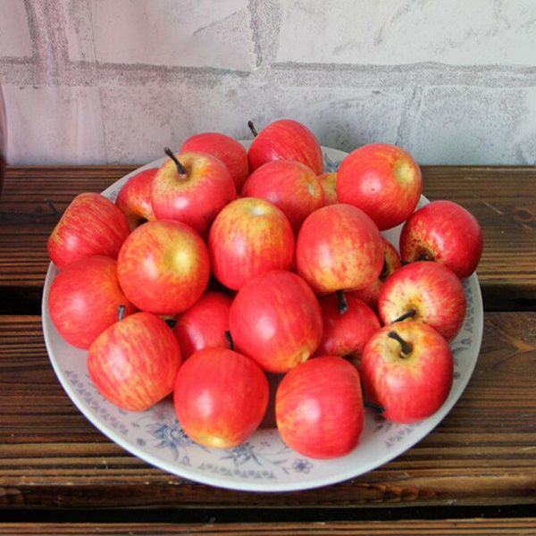 

set simulation apples small 10pcs decoration fake foam kitchen lifelike
