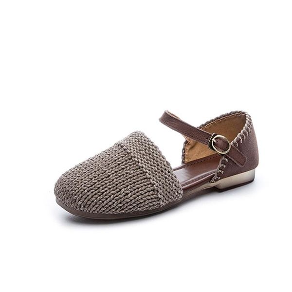 

sandals summer 2021 handwoven flat shoes and buntoed for women. comfortable large leather with soft soles, Black