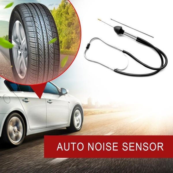 Lettori di codici Strumenti di scansione Styling Cilindro per auto Stetoscopio Rumore del motore Suono anomalo Strumento diagnostico Rilevatore automatico in acciaio inossidabile C