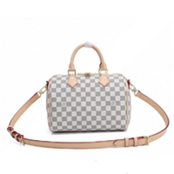 

brand designer luxury m41113 classic plaid shoulder bag white 25cm women handbags iconic bags handles shoulder bags totes cross body bag