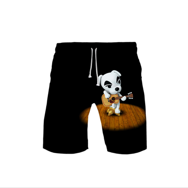 

animal forest 3d digital print casual fashion beach pants wholesale and retail men women large size shorts men's, White;black