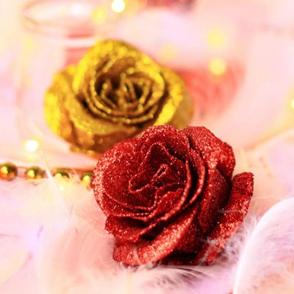 

decorative flowers & wreaths 2021 beautiful soap flower simulation rose with light for wedding anniversary gifts