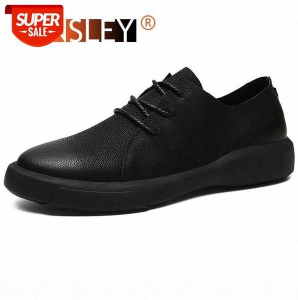 

2020 spring autumn real leather men's casual shoes moccasins loafers breathable driving shoes men soft bottom plus size #dw6z