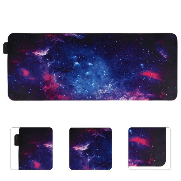 

mice 1pc led luminous mousepad anti-slip pad unique computer gaming