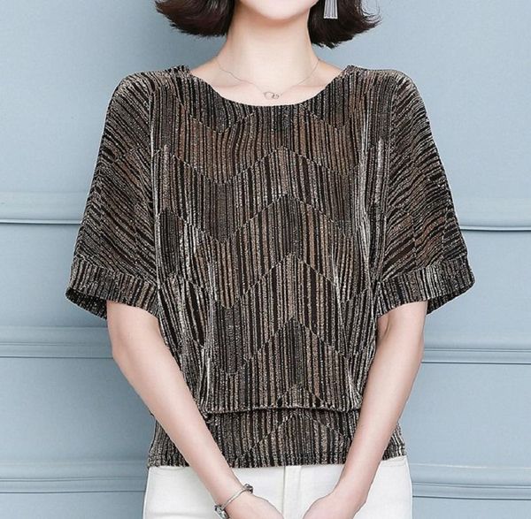 

women's blouses & shirts glitter shirt fashion elegant shiny sequin blouse tunic women red golden shine plus size, White